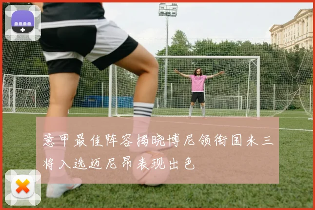 意甲最佳阵容揭晓博尼领衔国米三将入选迈尼昂表现出色